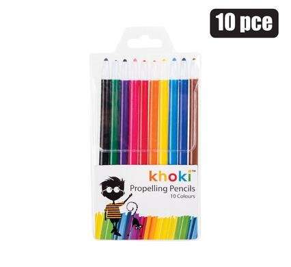 ART+CRAFT P/CRAYONS RETRACT 10 Piece THICK