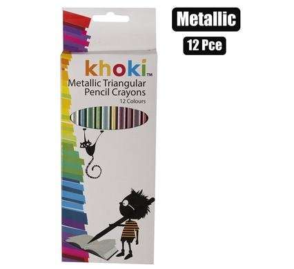 ART+CRAFT PENCIL CRAYON TRIANGLE MET 12