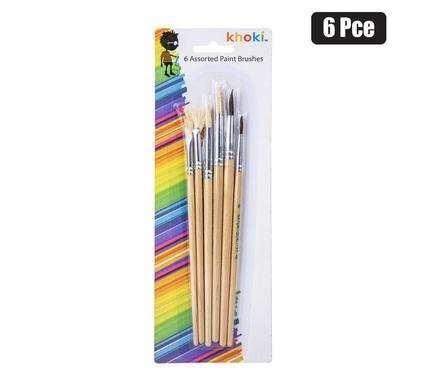 ART+CRAFT PAINT BRUSHES ARTIST 6 Piece
