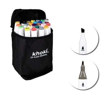 ART+CRAFT DUAL NIB ARTIST MARKERS 24 Piece