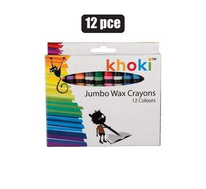 ART+CRAFT CRAYONS WAX JUMBO 12 Piece