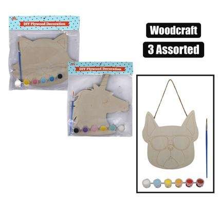 ART+CRAFT PAINT YOUR OWN WOOD CRAFT