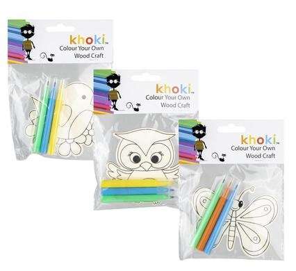 ART+CRAFT COLOUR Y/OWN MINI WOOD CRAFT
