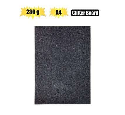 Glitter Board Black A4