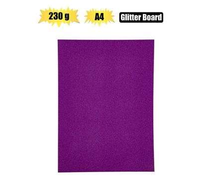 Glitter Board Purple A4