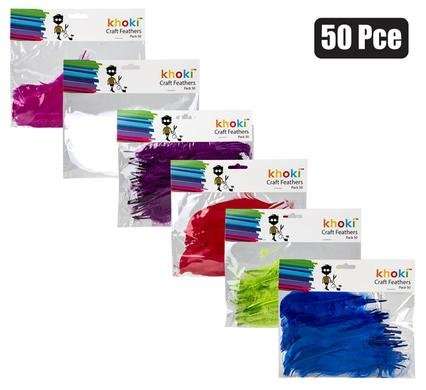 ART+CRAFT ACCESSORIES FEATHERS 50 Piece