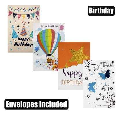 CARD & ENVELOPE BIRTHDAY - HANDMADE