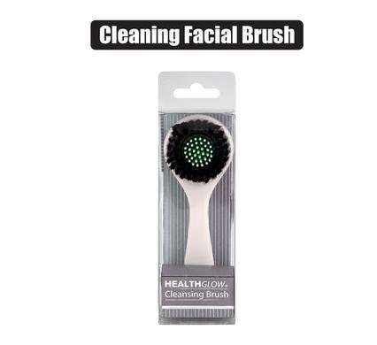 Facial cleansing brush w/charcoal fibre