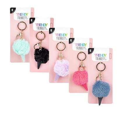 Ice Cream Faux Key Chain 12cm Assorted