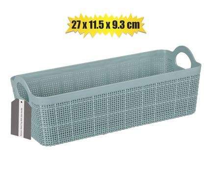 Basket plastic mesh design 27x11x9cm