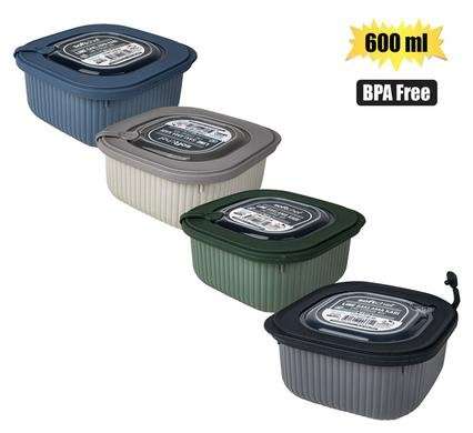 CONTAINER LINE BOX 600ml 12x12x6cm