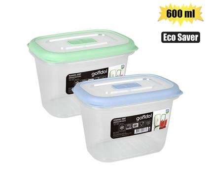 CONTAINER ECOSAVER 600ml 14x10x10cm