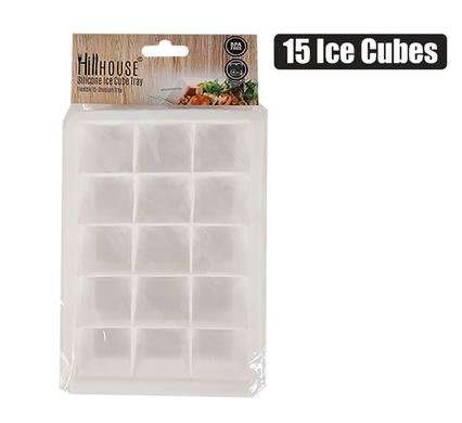 ICE CUBE TRAY 15 CUBE SILICONE 18x12x2cm