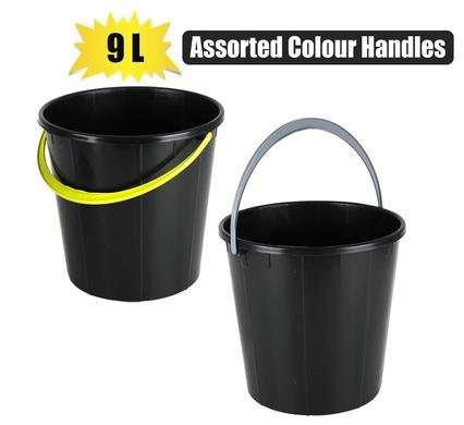 Bucket plastic 9l open