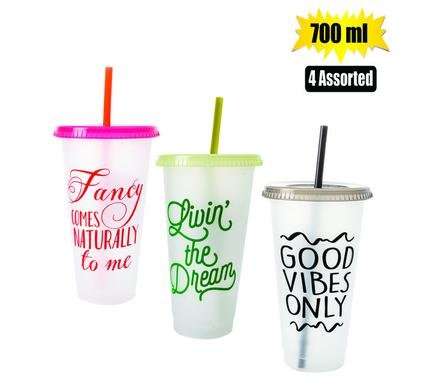 Kiddies Sipper Tumbler with Straw 700ml