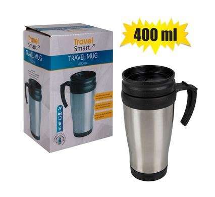 Travel Mug Stainless Steel 400ml