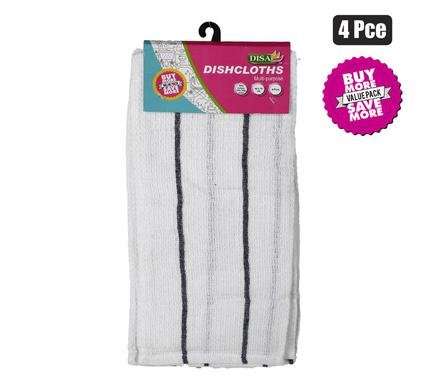Dish cloth cotton 40x70cm 70g 4 Piece
