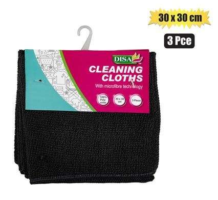 CLOTH MICROFIBRE 30x30cm 3 Piece