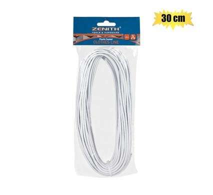 CLOTHES-LINE PLASTIC-COATED 30m ZENITH