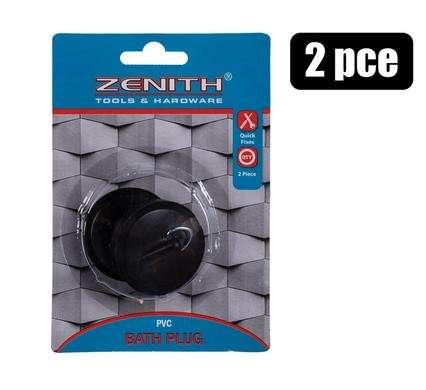 Bath-plug 2 Piece black zenith