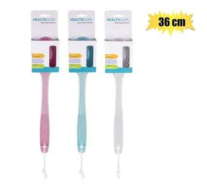 Bath basics bristle brush plastic handle 36cm