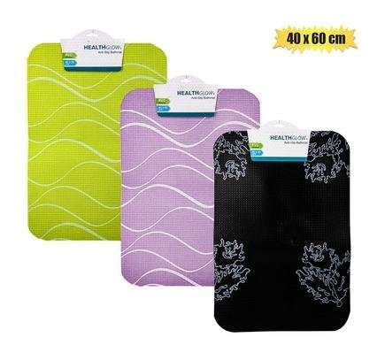 Bathmat anti-slip assorted 40x60cm