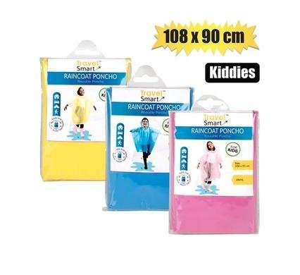 Kiddies Raincoat, 90 X 75cm, Assorted