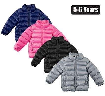 PUFFER JACKET KIDS PLAIN SIZE 5-6