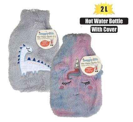 Hot Water Bottle, with Assorted Cover