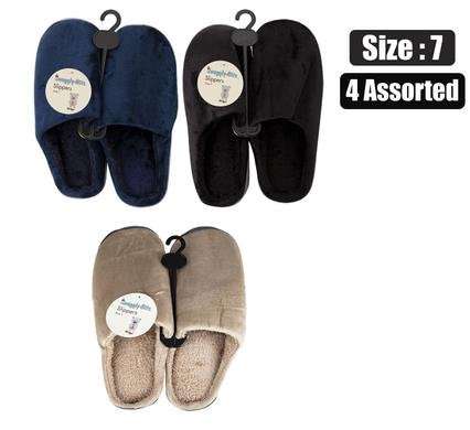 Slipper slip-in plain size 7