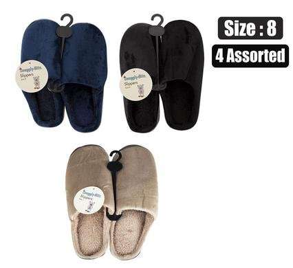 Slipper slip-in plain size 8