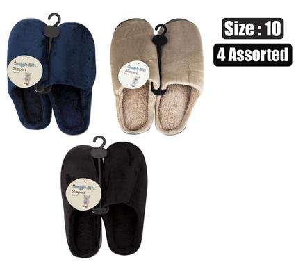 Slipper slip-in plain size 10