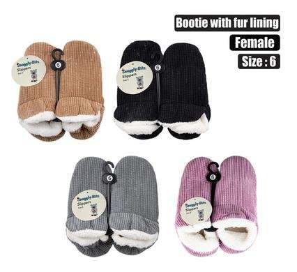 Bootie Slippers, Size 6