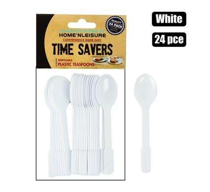 Cutlery plastic teaspoons 24 Piece