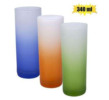 Tumbler glass 340ml zombie frosted w/clr