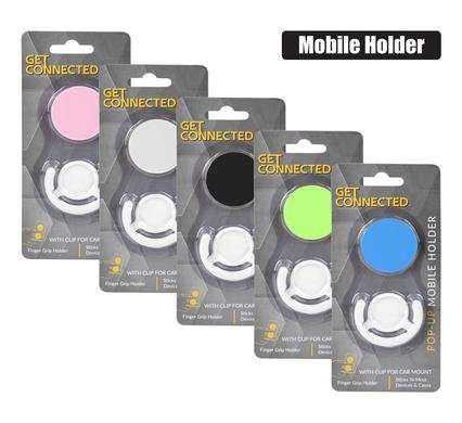 Mobile phone pop-up holder w/cradle