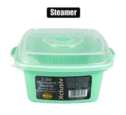 Microwave steamer 18x10cm xclusiv