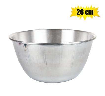 Mixing bowl aluminium 26cm