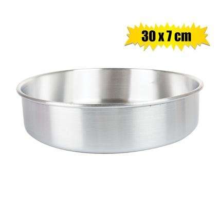 Bakeware alu round 30x7cm