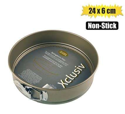 Bakeware non-stick springform 24x6cm gld