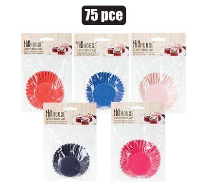 Baking-cup paper muffin 75pce assorted/ Priced per 75 piece