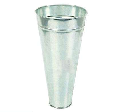 Flower bucket galvanised 185x85x70mm