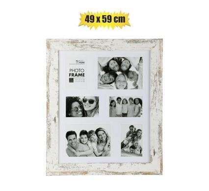 Picture-frame collage mdf 6hole stressed