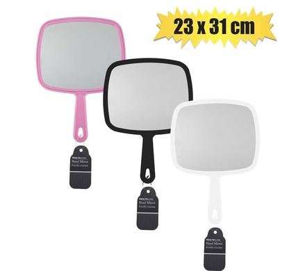 Mirror hand pl large 23x31cm asstd
