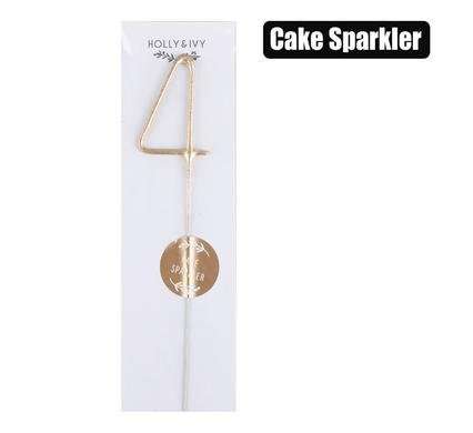 Candles birthday sparkles number-4