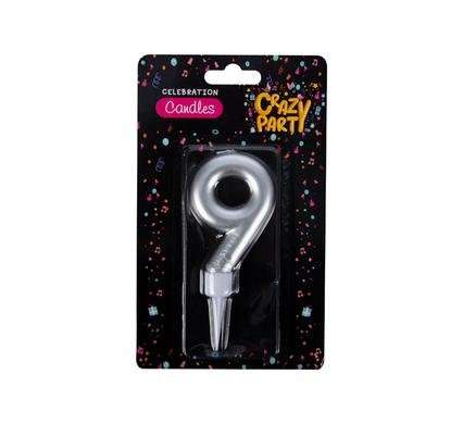 Candles birthday large foil number-9