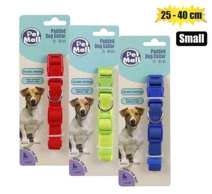 Pet dog collar 25-40cm small asst col