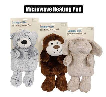Microwave heating pad monkey/bear/bunny