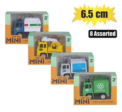 Die cast single mini truck 6.5cm