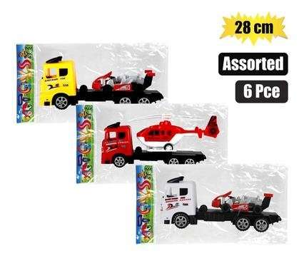 Vehicle truck carrier set pb 18cm 2pc